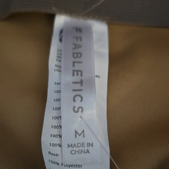 Fabletics Silver Accent Faux Leather Pants NWT - Picture 3 of 8